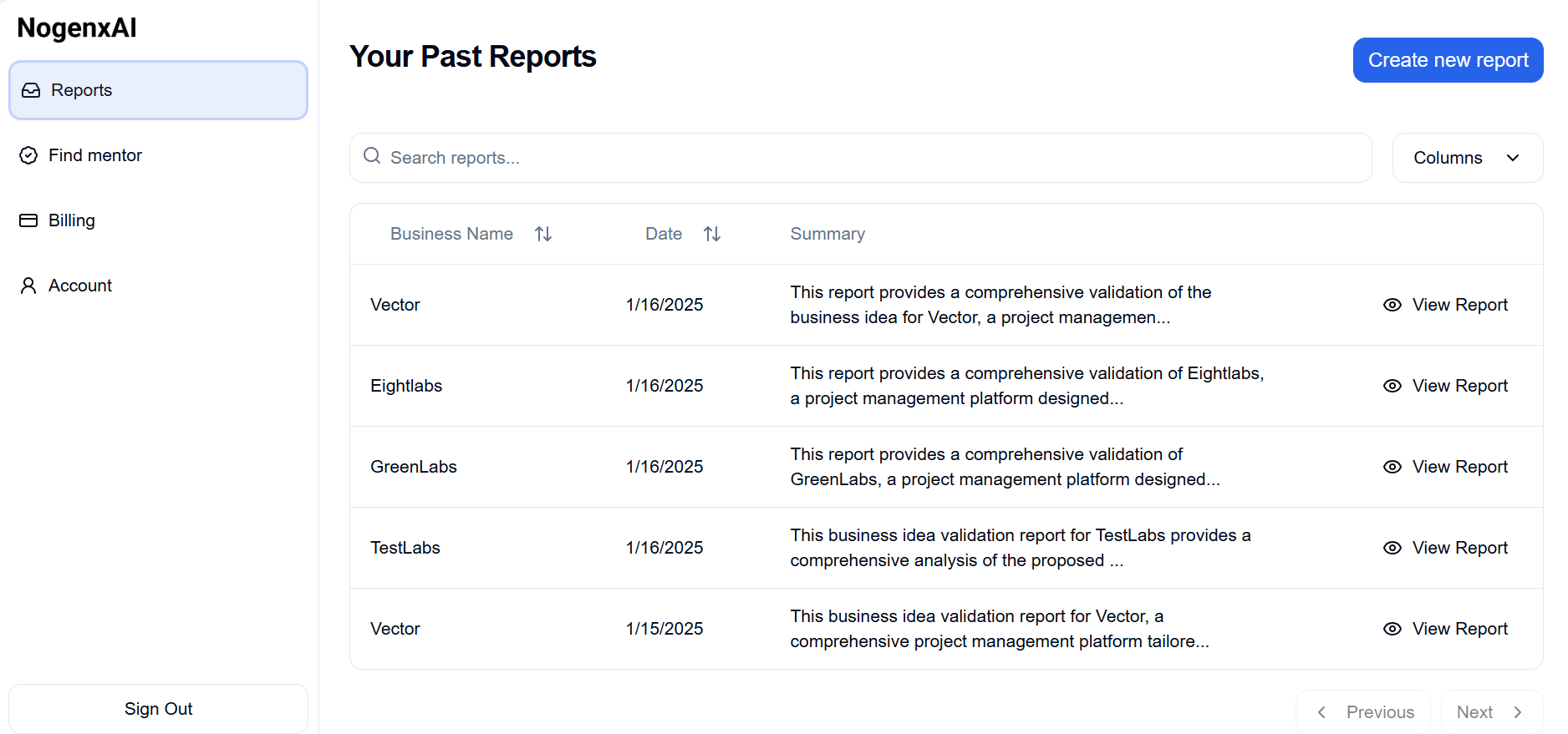 Dashboard Preview